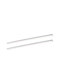 Paulmann LED-underskabsarmatur Inline Udvidelsess&aelig;t 3000K d&aelig;mpbar 2x6W 550x26mm 2x500lm 24V Krom mat