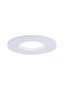 Paulmann LED-indbygningsarmatur Calla statisk IP65 rund 85mm 5W 400lm 230V 4000K Mat hvid