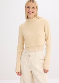 Tr&ouml;ja med lager-p&aring;-lager-look - beige - storlek 48/50 (XL) - bonprix
