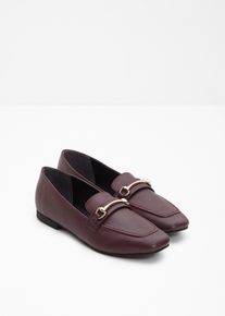 Loafers - r&ouml;d - storlek 41 - bonprix