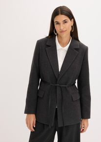 Kavaj i oversizemodell - gr&aring; - storlek 48 - bonprix