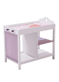 Roba® Puppenwickeltisch »Weiss-Lila«