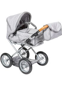 KNORRTOYS® Kombi-Puppenwagen »Ruby - Stone Brown«, mit Wickeltasche