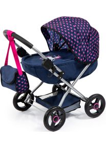 BAYER Puppenwagen »Cosy, blau/Einhorn«, mit Wickeltasche