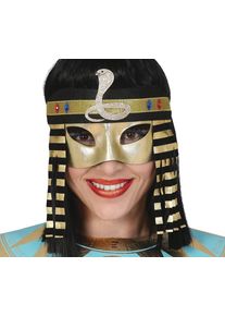 GOLDENE KLEOPATRA AUGENMASKE MIT TASSELN