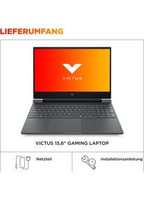 HP Victus 15-fb3073ng RTX 5060 (15.59", AMD Ryzen AI 7 350, 16 GB, 1000 GB, DE), Notebook, Schwarz