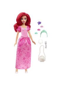 Disney Princess Disney Prinzessin-Ankleidespass Arielle-Modepuppe mit charakteristischem Kleid und 9 Accessoires