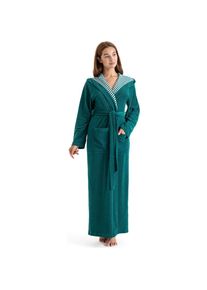 Kangaroos , Damenbademantel »Dalia, ideal für Sauna & Spa, Standardlänge & Überlänge«, (1 St.), Uni-Farben mit Streifen, mit Taschen, XS-3XL, auch...