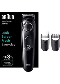 Braun , Haarschneider »Barttrimmer BT3410«, 40 Einstellungen, Wiederaufladbar , grau/schwarz