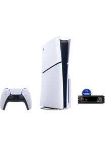 Playstation 5 , Konsolen-Set »+ Samsung 990 PRO 1TB« , weiß/schwarz , Die PS5-Konsole ist über HDMI 2.1 mit 8K-Displays kompatibel.