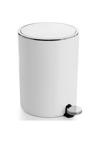 Bischof , Kosmetikeimer »Piaso« 1 Behälter Ø 21 cm, Höhe 28 cm, Fassungsvermögen 5,5 l , Weiß