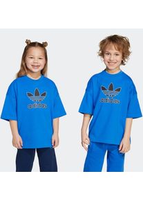 adidas originals , T-Shirt »TREFOIL TEE« , Blue , 110 , 110 , Ein T-Shirt aus einem weichen Baumwollmix.