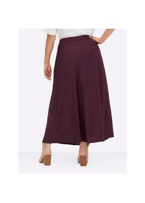 sheego , Faltenrock , burgund , 44 , 44