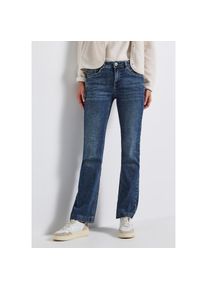 Street One , Bootcut-Jeans »Style Bootcut«, in einer Slim Fit Passform und mit Stretch , Soft mid blue washed , Länge 32 , 34 -Länge 32 , 34 , Slim...