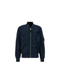 Alpha Industries, Damen, Bomberjacke &raquo;MA-1 VF Light&laquo;, rep blue/gold, S, rep blue/gold, Flight Nylon Stoff