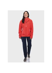 Schöffel Schöffel , Damen , Outdoorjacke »Hiking Jacket Style Cascata WMS« mit Kapuze , 2030 - rot , 40 , 40 , Wasserdicht & sehr atmungsaktiv dank 3-Lagen...