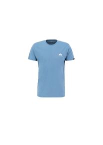 Alpha Industries, Herren, T-Shirt &raquo;Basic T-Shirt SL&laquo;, airforce blue, S, airforce blue, Single Jersey Stoff