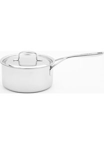 Demeyere 5 Plus Stielkasserolle 20cm mit Deckel, Pfanne + Kochtopf, Silber