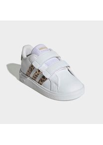 adidas Sportswear , Sneaker »GRAND COURT 2.0 SCHUHE FÜR BABYS UND KLEINKINDER« , Cloud White / Magic Beige / Gold Metallic , 26 , 26 , Schuhe mit...