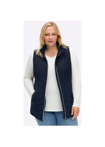 sheego , Steppweste , tiefblau , 48
