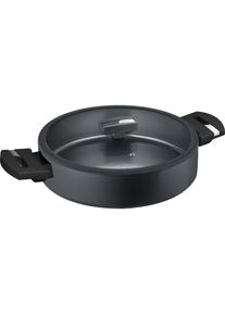 Berndes Servierpfanne Alu Recycled Induction 28 cm, Pfanne + Kochtopf, Schwarz