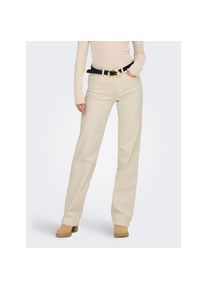 Only , Gerade Jeans »ONLBLUSH MID STRAIGHT DNM DOT NOOS«, mit Eingrifftaschen , Ecru , Länge 30 , S (36) -Länge 30 , S (36) , Damenjeans von Only
