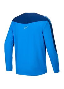 Alpinestars, Herren, Velotrikot, Jersey A-Supra Melt Ls Blue (XL), Blau, XL