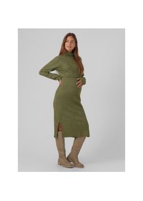 MAMALICIOUS , Strickkleid »MLSUNIVA JUNE LS KNIT MIDI DRESS 2F NOOS«, mit Stillfunktion , Winter Moss Detail:Melange , N-Gr , M -N-Gr , M , Kleid...