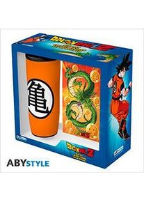 ABYSTYLE DRAGON BALL - Gift set Mug Tumbler + Notebook, Tasse, Mehrfarbig