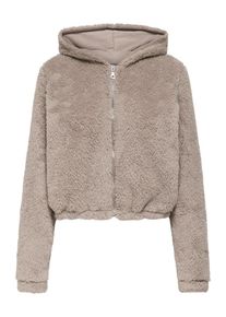 Only Play Funktionsfleecejacke 'ONPCas-Fluf' Damen beige Größe M Unifarben