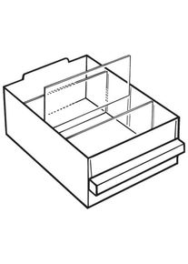 Raaco Partition set a 12 pieces for drawer type F