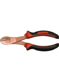 KS Tools, Bolzenschneider + Seitenschneider, BERYLLIUMplus Kraft-Seitenschneider, funkenfrei, 190 mm (190 mm)