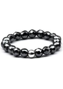 Agato, Ring, Mineral Ring With Hematite Pol-R13, (60)
