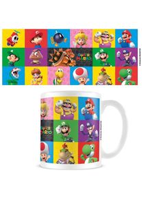 Nintendo Pyramid International Super Mario (3D Friends & Foes) Mug, Tasse, Weiss