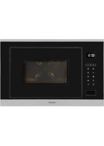 Exquisit EMW25-G-020 Inox Grossgeräte, Mikrowelle Einbau, Silber