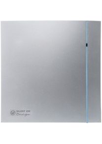 Soler&Palau Fan SILENT-200 CHZ SILVER DESIGN - 3C 5210606000, Ventilator, Silber