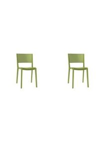 Resol SPOT Set 2 Silla Interior, Exterior Verde Oliva