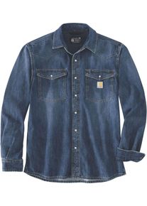 Carhartt Montana Relaxed-Fit, shirt , color: Blue , size: S