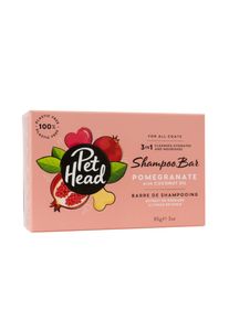 85g Champú en barra Pet Head de granada para perros