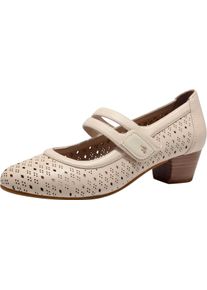 Jana Dames Pumps met wreefriempje zand Maat 42