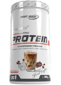 Best Body Nutrition Gourmet Premium Pro Protein, 500 g Dose, Iced Coffee