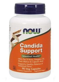 Now Foods Candida Support, 90 Kapseln