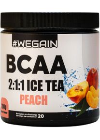 #WEGAIN BCAA Pulver, 200 g Dose, Ice Tea Peach