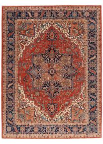 Heriz Alfombra 360x270 (Pakistán) Anudado A Mano
