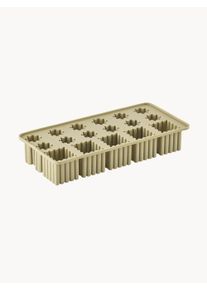 Zone Denmark Set de moldes de silicona para cubitos de hielo Singles, 2 uds. Verde An 22 x F 11 cm