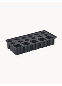 Zone Denmark Set de moldes de silicona para cubitos de hielo Singles, 2 uds. Negro An 22 x F 11 cm