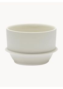 Serax Tazas de porcelana con esmalte reactivo Dune, 2 uds. Blanco Porcelana Ø 9 x Al 6 cm, 200 ml