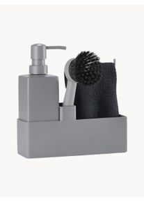 Zone Denmark Organizador lavavajillas con espacio para paño Gris An 6 x Al 21 cm