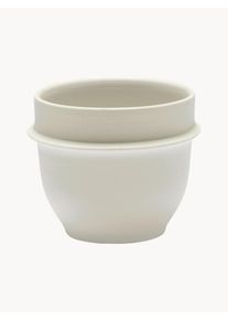 Serax Tazas espresso de porcelana con esmalte reactivo Dune, 2 uds. Blanco Porcelana Ø 8 x Al 6 cm, 150 ml