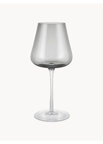 Blomus Copos de vinho branco artesanais Belo, conjunto de 2 Cinzento Vidro Ø 10 x Alt 23 cm, 400 ml